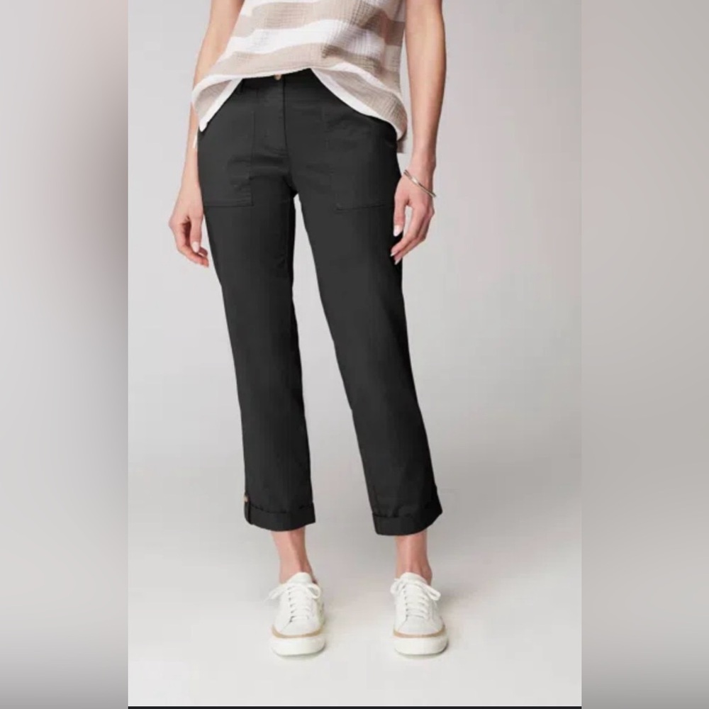 J.jill Pima-stretch Straight-leg Chino‎ Pants Size 4
